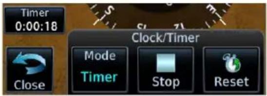 Timer 0:00:18 Clock/Timer Mode Timer Stop Reset