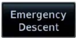 GARMIN G700 TXi - Emergency Descent - 1