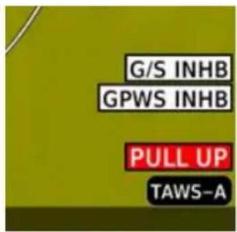 G/S INHB GPWS INHB PULL UP TAWS-A