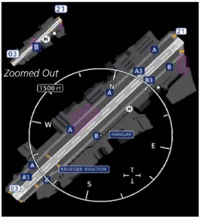 Zoomed Out 1500 FT A B A3 B3 N A H W A B+ HANGAR E A KRUER AVIATION T S 03 03 21 21