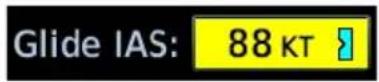 GARMIN G700 TXi - BEST GLIDE SPEED REFERENCE INDICATOR & CONTROL - 3