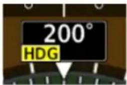 200° HDG