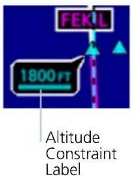 FEKL 1800 FT Altitude Constraint Label