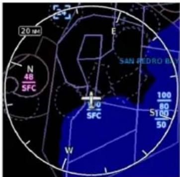 20 nm N 48 SFC E SAN PEDRO BAY 100 80 5100 50 SFC W