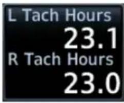 L Tach Hours 23.1 R Tach Hours 23.0