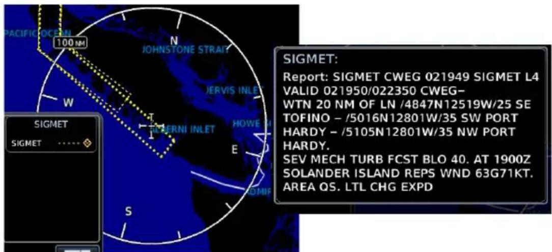 SIGMET: Report: SIGMET CWEG 021949 SIGMET L4 VALID 021950/022350 CWEG- WTN 20 NM OF LN /4847N12519W/25 SE TOFINO - /5016N12801W/35 SW PORT HARDY - /5105N12801W/35 NW PORT HARDY. SEV MECH TURB FCST BLO 40. AT 1900Z SOLANDER ISLAND REPS WND 63G71KT. AREA QS. LTL CHG EXPD