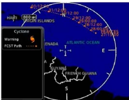 03/12:00 31/12:00 HAI 800 km VIRGIN ISLANDS N 29/12:00 28/12:00 28/00:00 EBARCES 27/15:00 Cyclone Warning FCST Path ENADA ATLANTIC OCEAN E A GUYANA FRENCH GUIANA S
