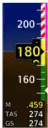 GARMIN G700 TXi - OVERSPEED INDICATIONS - 1