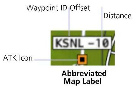 Waypoint ID Offset Distance ATK Icon KSNL -10 Abbreviated Map Label