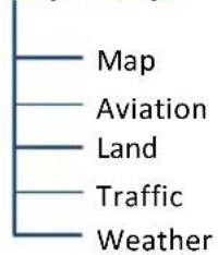 Map Aviation Land Traffic Weather