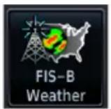 GARMIN G700 TXi - FIS-B Weather - 1
