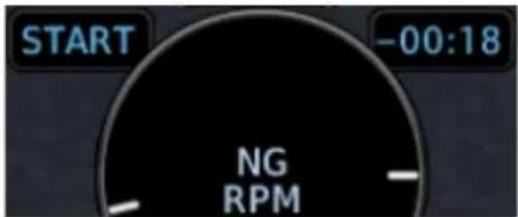 START -00:18 NG RPM