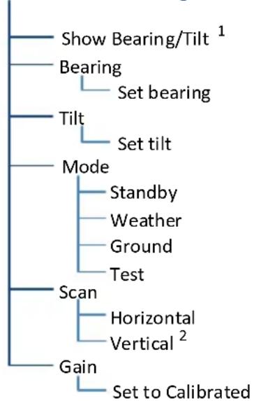 GARMIN G700 TXi - Radar Controls - 1