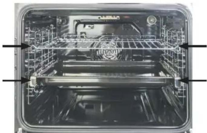 Concept ETV8760DS - Correct positioning of the grill or pan in the appliance - 1
