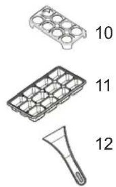 Romo RCS2288W - PARTS OF THE APPLIANCE AND THE COMPARTMENTS - 2