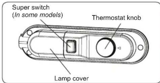 Romo RCS2288W - Nastavení termostatu chladicího a mrazicího prostoru: - 1