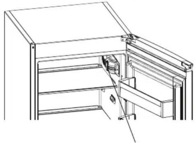 Romo RCS2288W - Nastavenie termostatu chladničky a mrazničky - 2