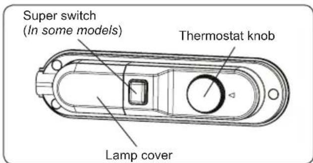 Romo RCS2288W - Nastavenie termostatu chladničky a mrazničky - 3
