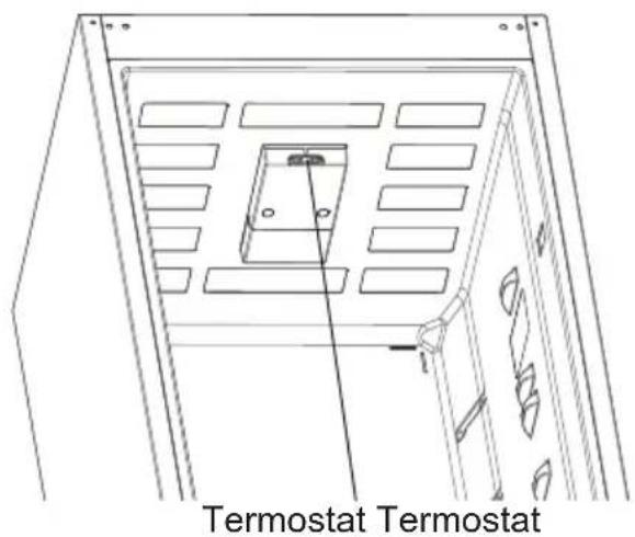 Romo RCS2288W - Nastavenie termostatu chladničky a mrazničky - 1