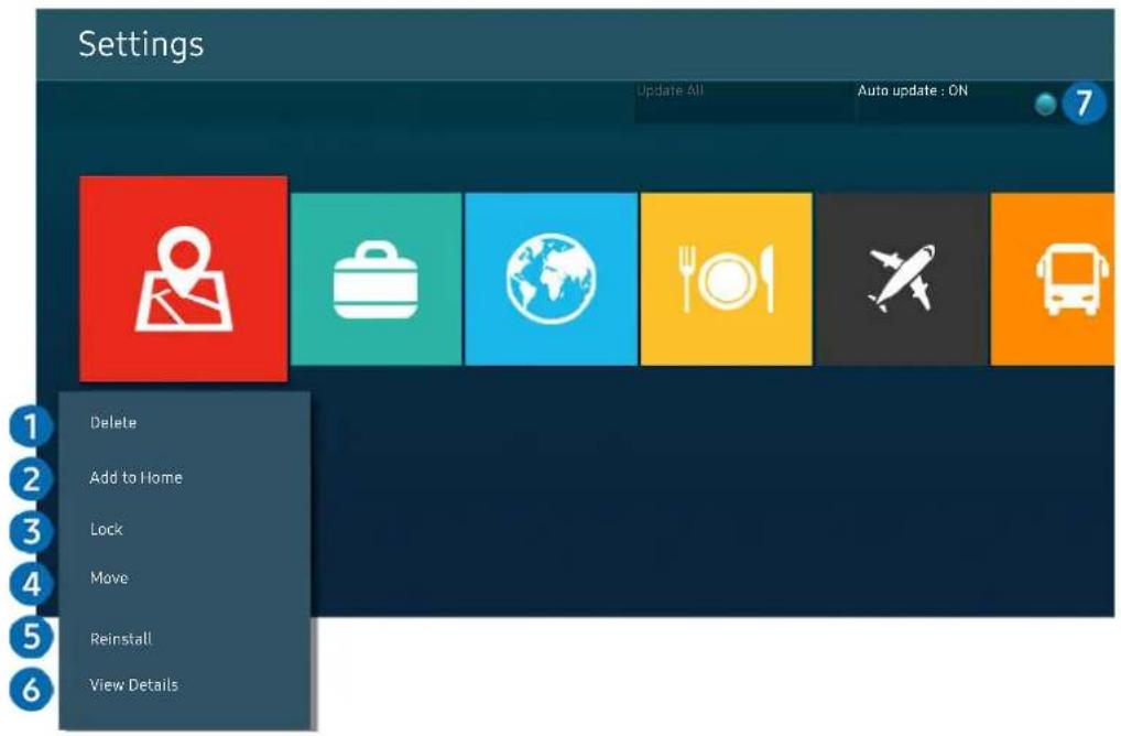 SAMSUNG QA55QN90AAWXXY - Managing installed apps - 1