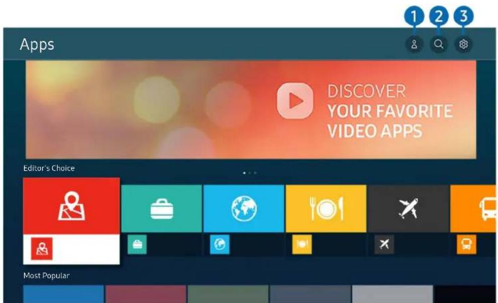 SAMSUNG QA75QN85AAWXXY - > Apps - 1