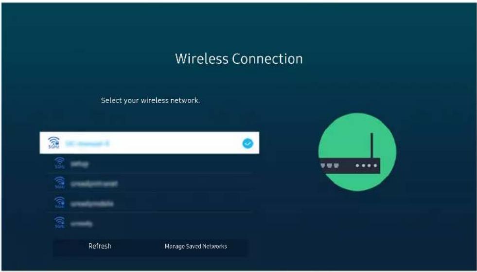 SAMSUNG QA65QN85AAWXXY - Establishing a wired Internet connection - 3
