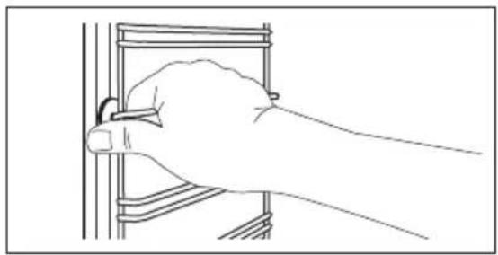 ZANUSSI OPZB2300C - Як зняти: Опори поличок - 1