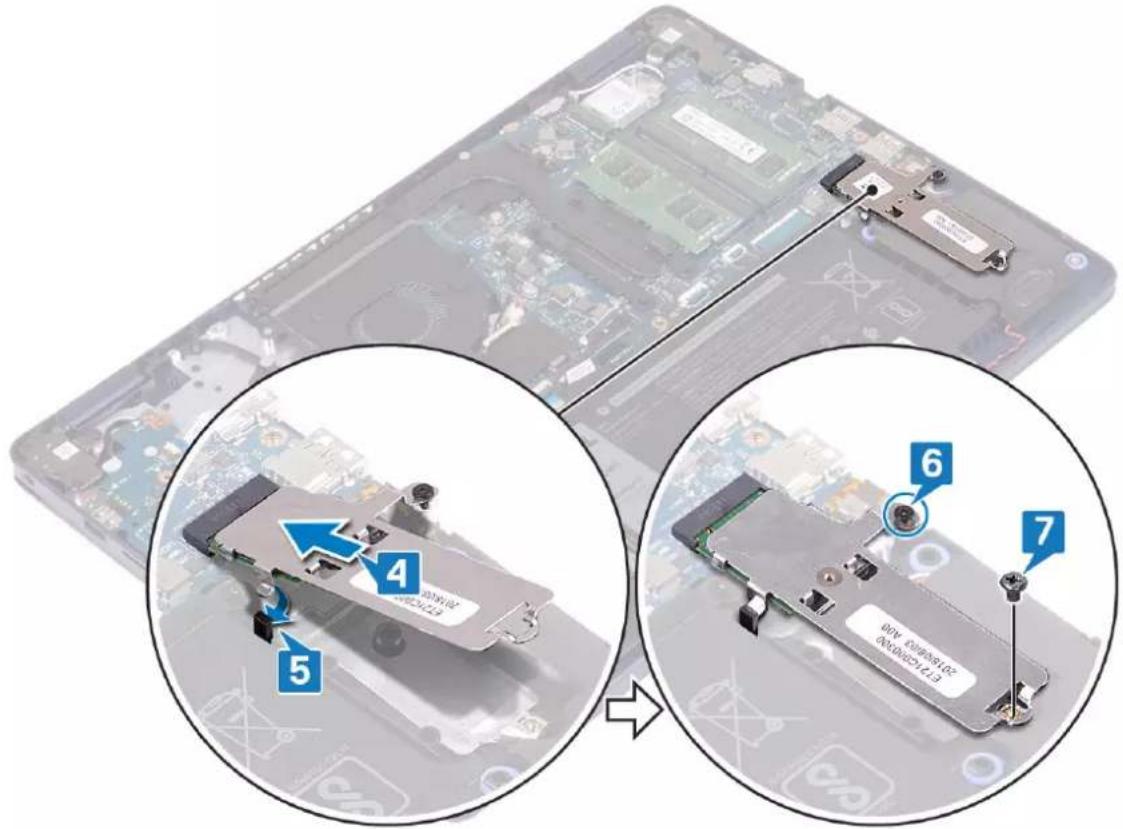 DELL Inspiron 5593 - Procedure to replace M.2 2230 solid-state drive - 2