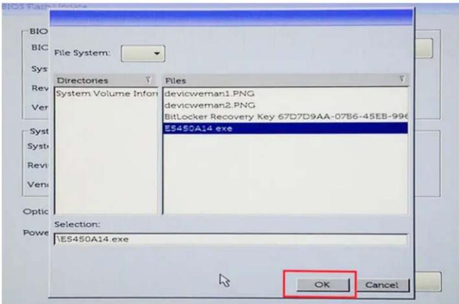 DELL OptiPlex 5055 - CAUTION: Do not power off the system during the BIOS update process. Powering off the system could make the system fail to boot. - 4