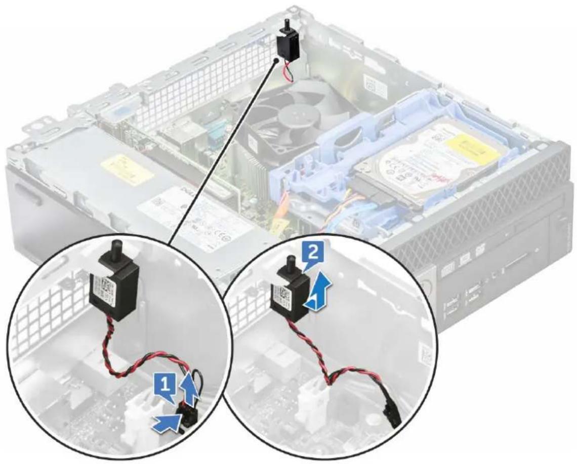 DELL OptiPlex 5055 - Removing intrusion switch - 1