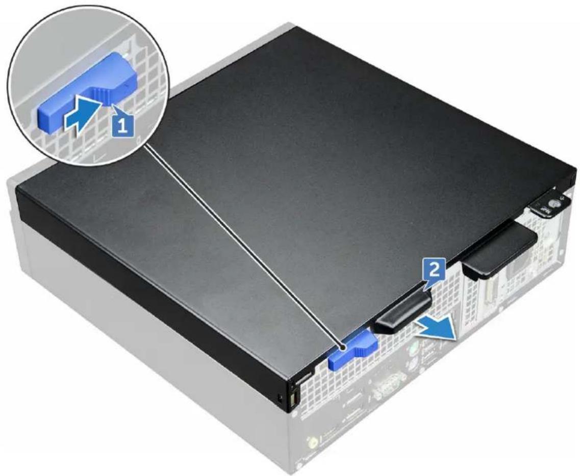 DELL OptiPlex 5055 - Removing cover - 1