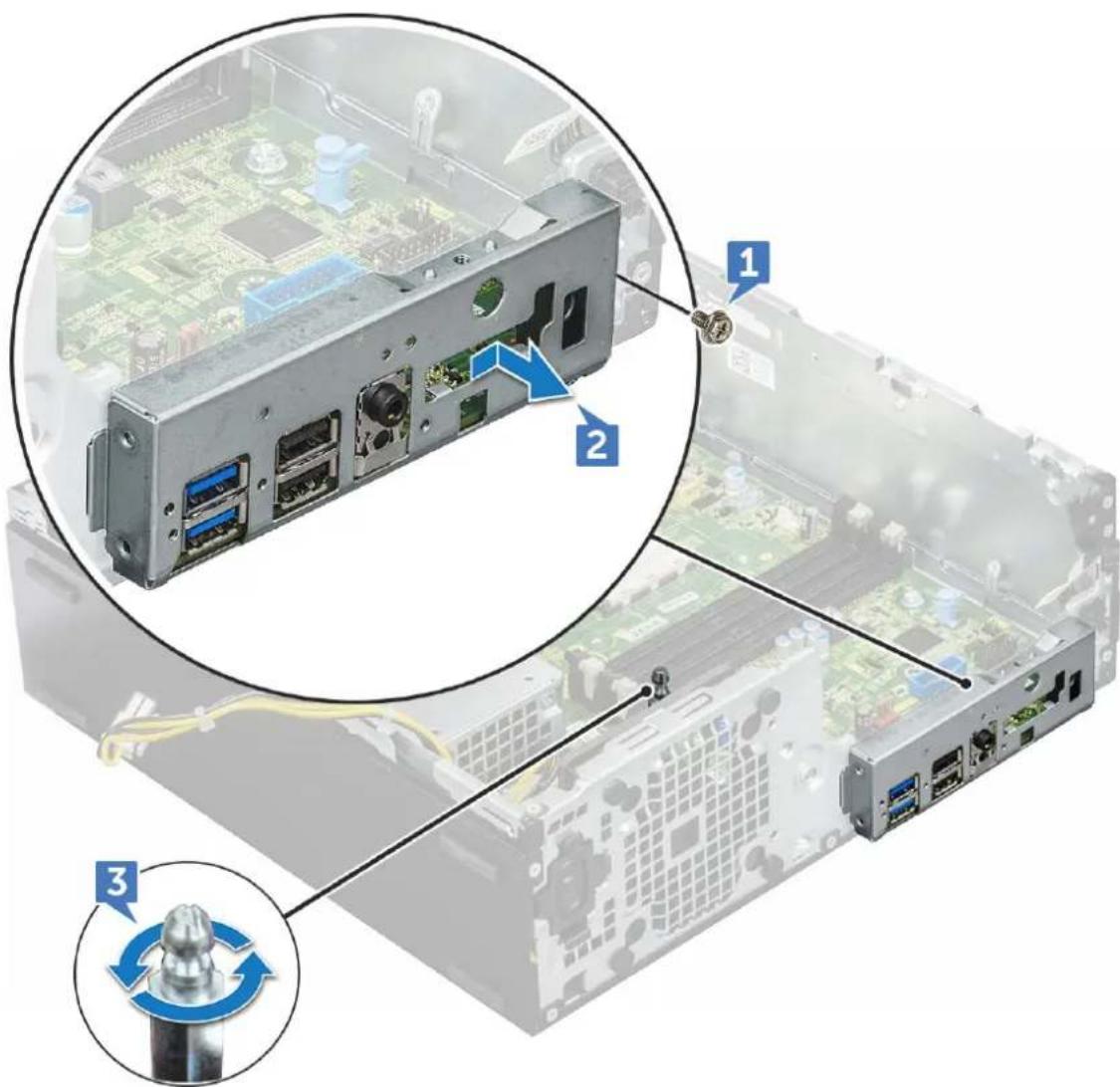 DELL OptiPlex 5055 - Removing the system board - 3