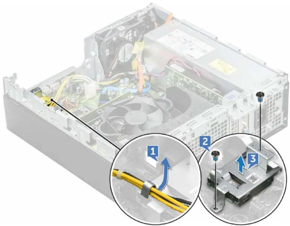 DELL OptiPlex 5055 - Removing SD card reader - 1