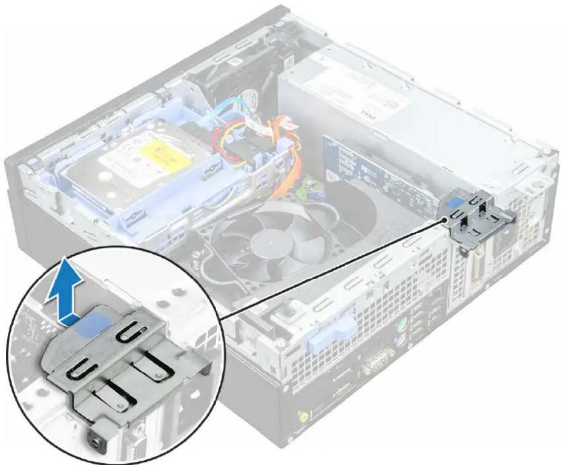 DELL OptiPlex 5055 - Removing PCIe expansion card - 1