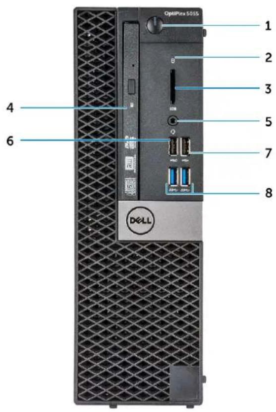 DELL OptiPlex 5055 - Front chassis view - 1