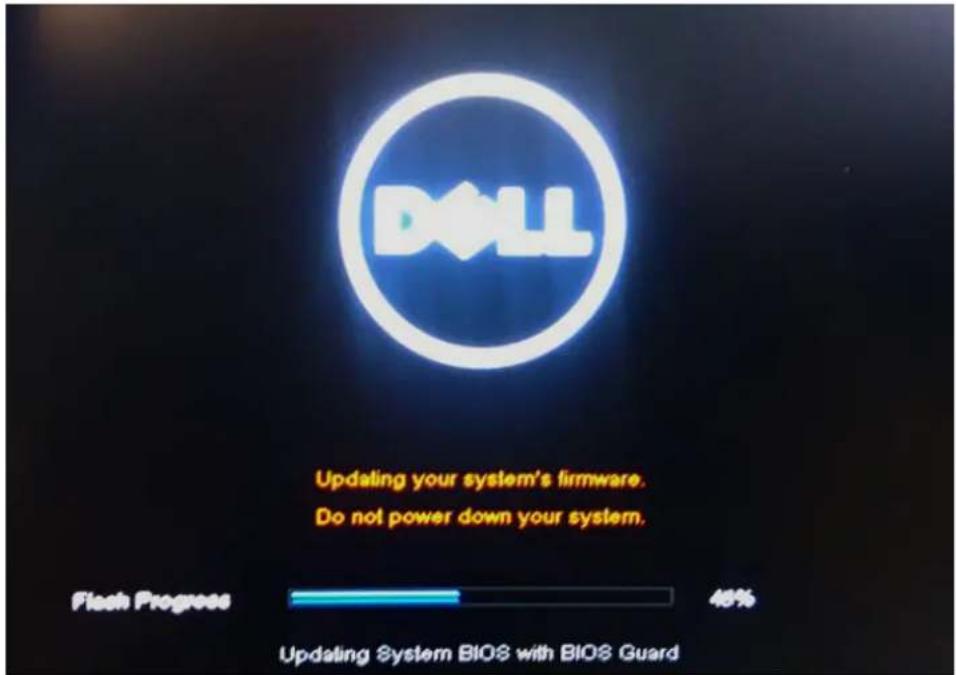 DELL OptiPlex 5055 - CAUTION: Do not power off the system during the BIOS update process. Powering off the system could make the system fail to boot. - 7