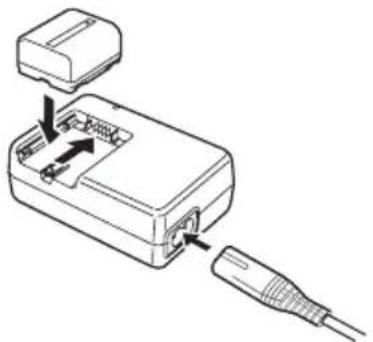 PANASONIC PV-GS80 - Charging the battery - 1