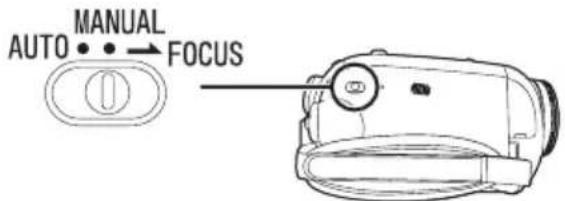 AUTO • • → MANUAL FOCUS