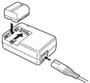 PANASONIC PV-GS80 - Charging the battery - 1