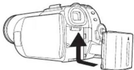 PANASONIC PV-GS80 - Attaching the battery - 1