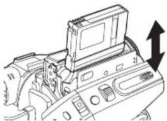 PANASONIC PV-GS80 - ■ Inserting/removing a cassette - 2