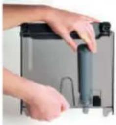 KRUPS EA693E - Inštalácia filtra (vložka Claris – Aqua Filter System) - 2