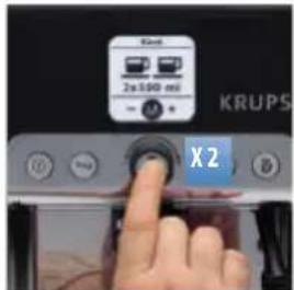 KRUPS EA693E - 2 csésze funkció - 2