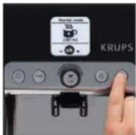 KRUPS EA693E - Vypláchnutí okruhů - 3
