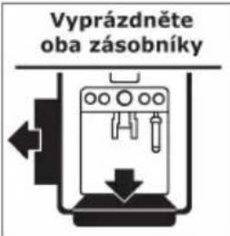Vyprázdněte oba zásobníky