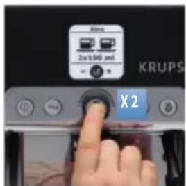 Rim 2x100 ml KRUPS X2