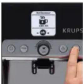 KRUPS EA693E - ZUBEREITUNG MIT HEIßEM WASSER - 1