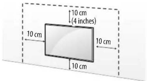 LG OLED55C1PUB - Mounting to the Wall - 1