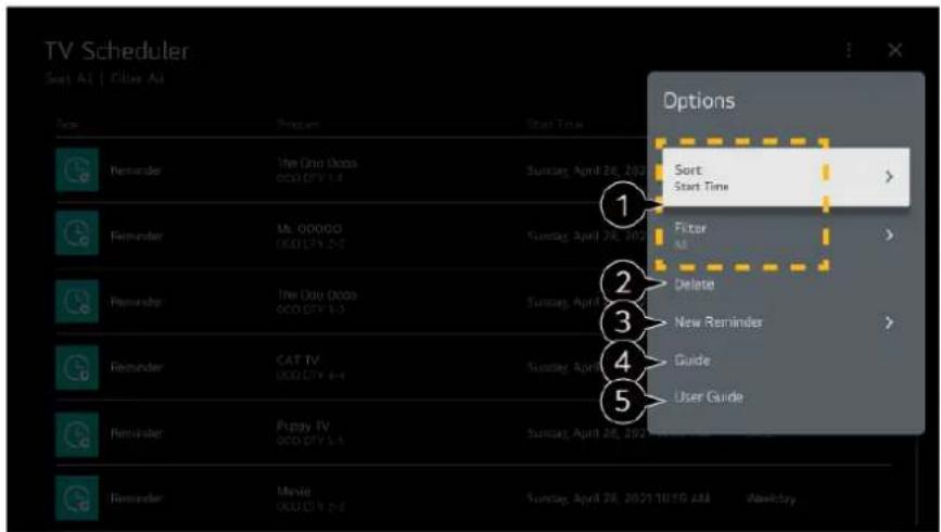 LG 50NANO80P - Using TV Scheduler - 1
