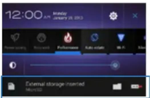 12:00 Monday January 18, 2013 External storage inserted Monos